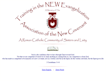 Tablet Screenshot of catholicevangelizationweb.org